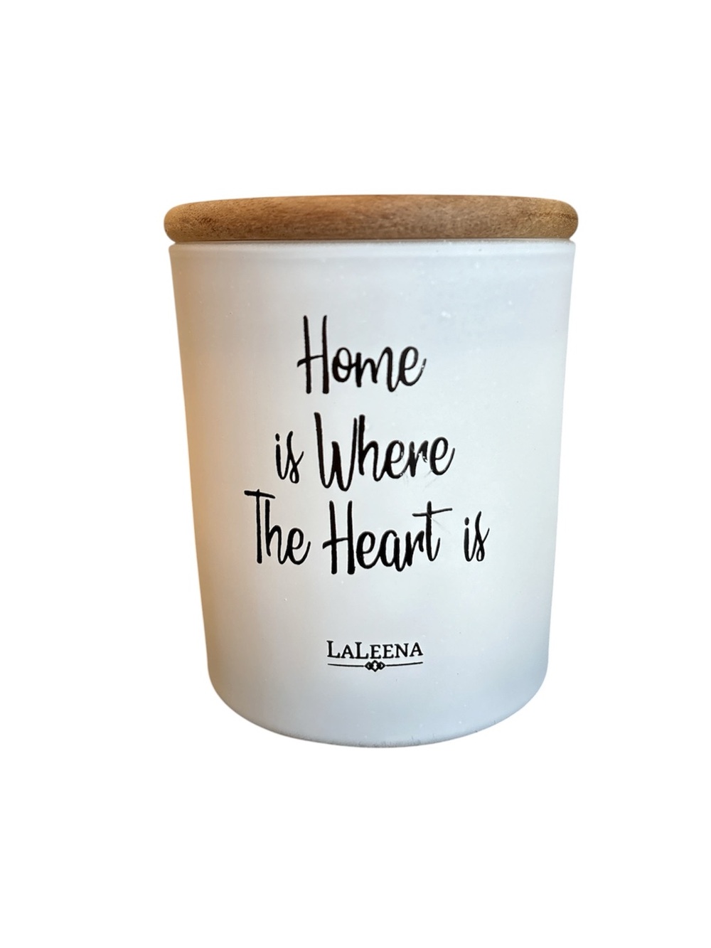 Lavender Single Wick Soy Candle “Home Is Where The Heart Is” Saying NIB